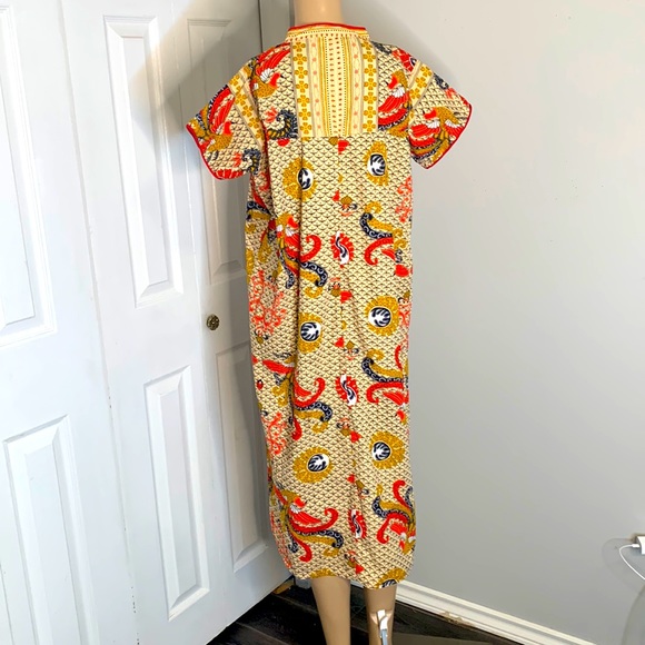 Vintage Mod Dress Mumu Summer Dress Retro - Picture 6 of 6